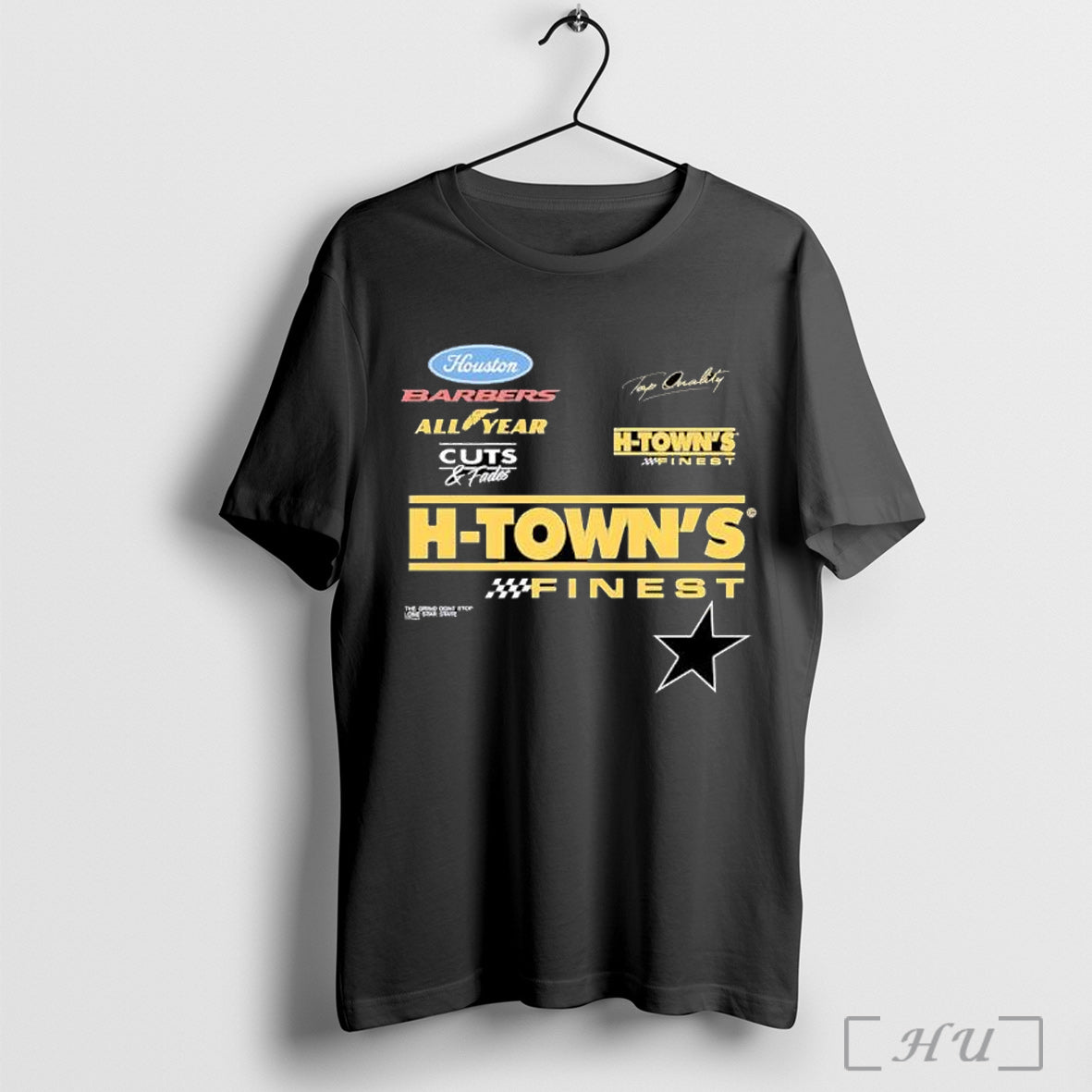 Officials H Towns Finest Houston Barbers T Shirt