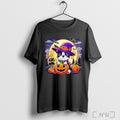 Officials Halloween Boston Terrier Dog Breed With Jack O Lantern T Shirt