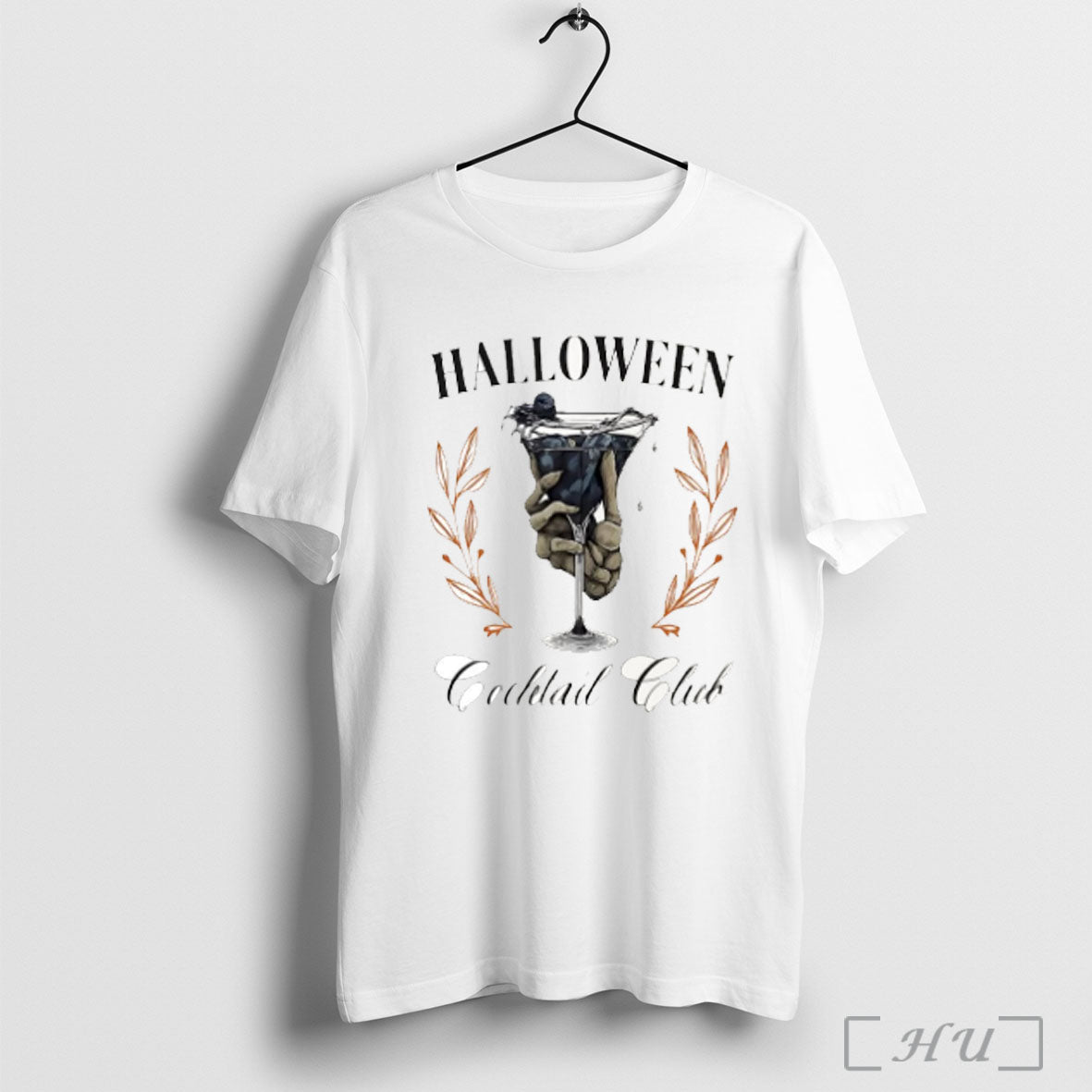 Officials Halloween Cocktail Club Dark Drinks White S T Shirt