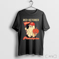 Officials Halloween Ghost Phillies Red October T Shirt