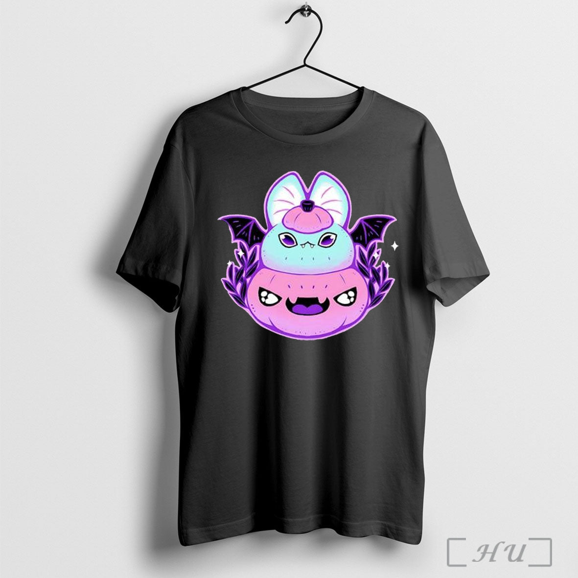 Officials Halloween Pastel Goth Bat T Shirt