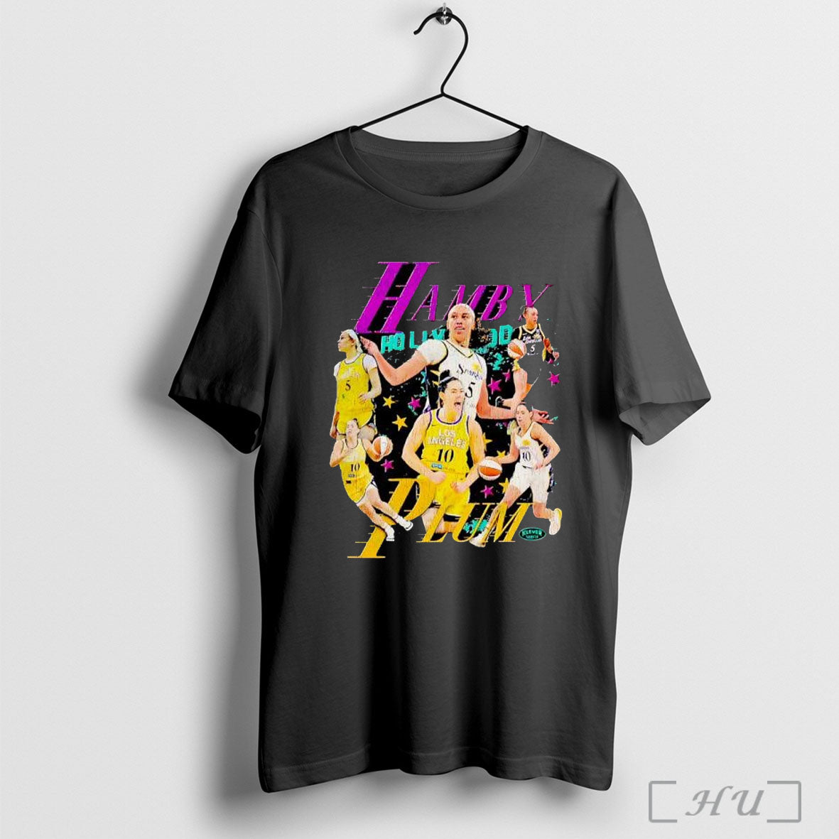 Officials Hamby Hollywood Plum Wnba Basketball Player T Shirt