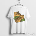 Officials Hand Drawn Chinese Great Wall Shirt Nvdteeshirt T Shirt