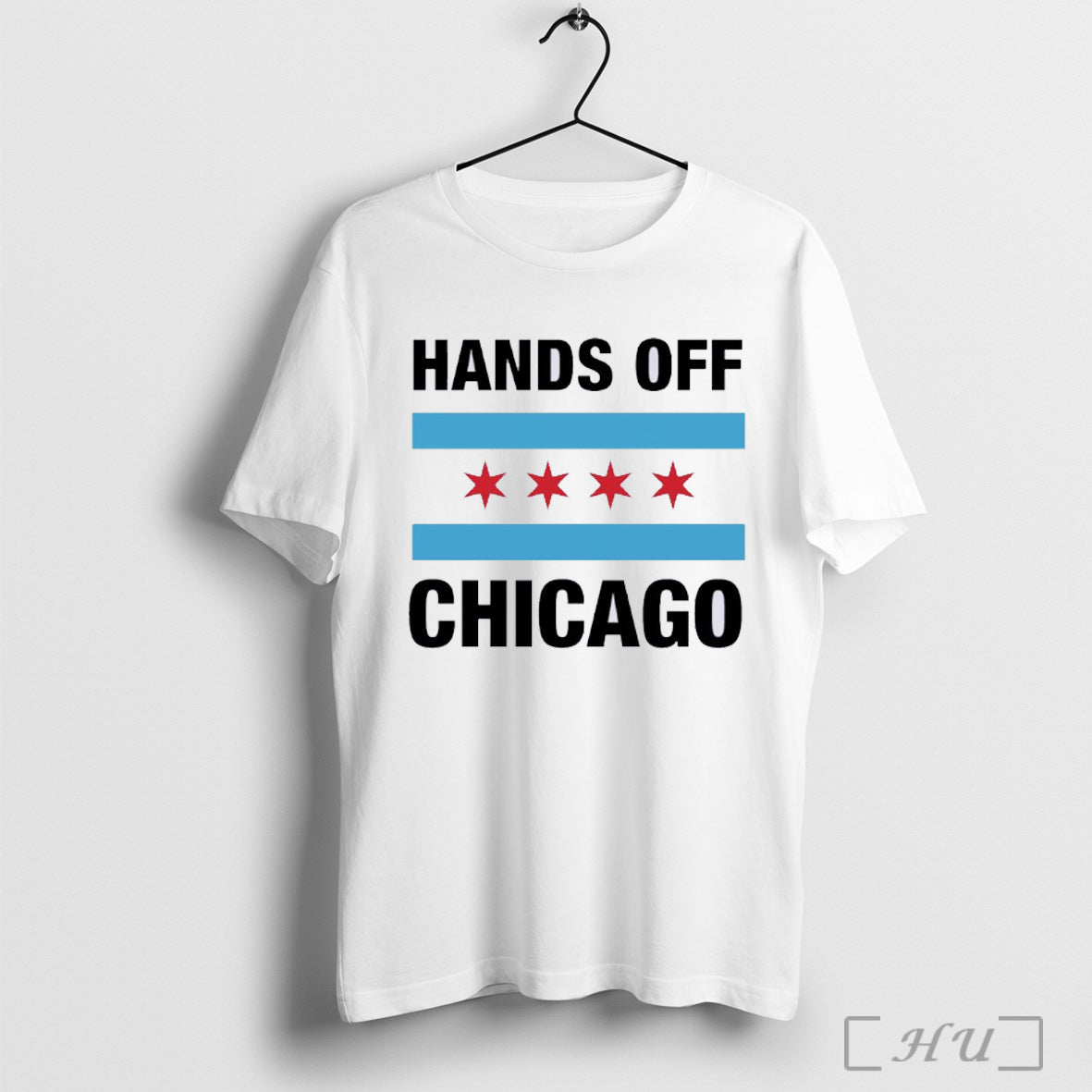 Officials Hands Off Chicago Flag T Shirt