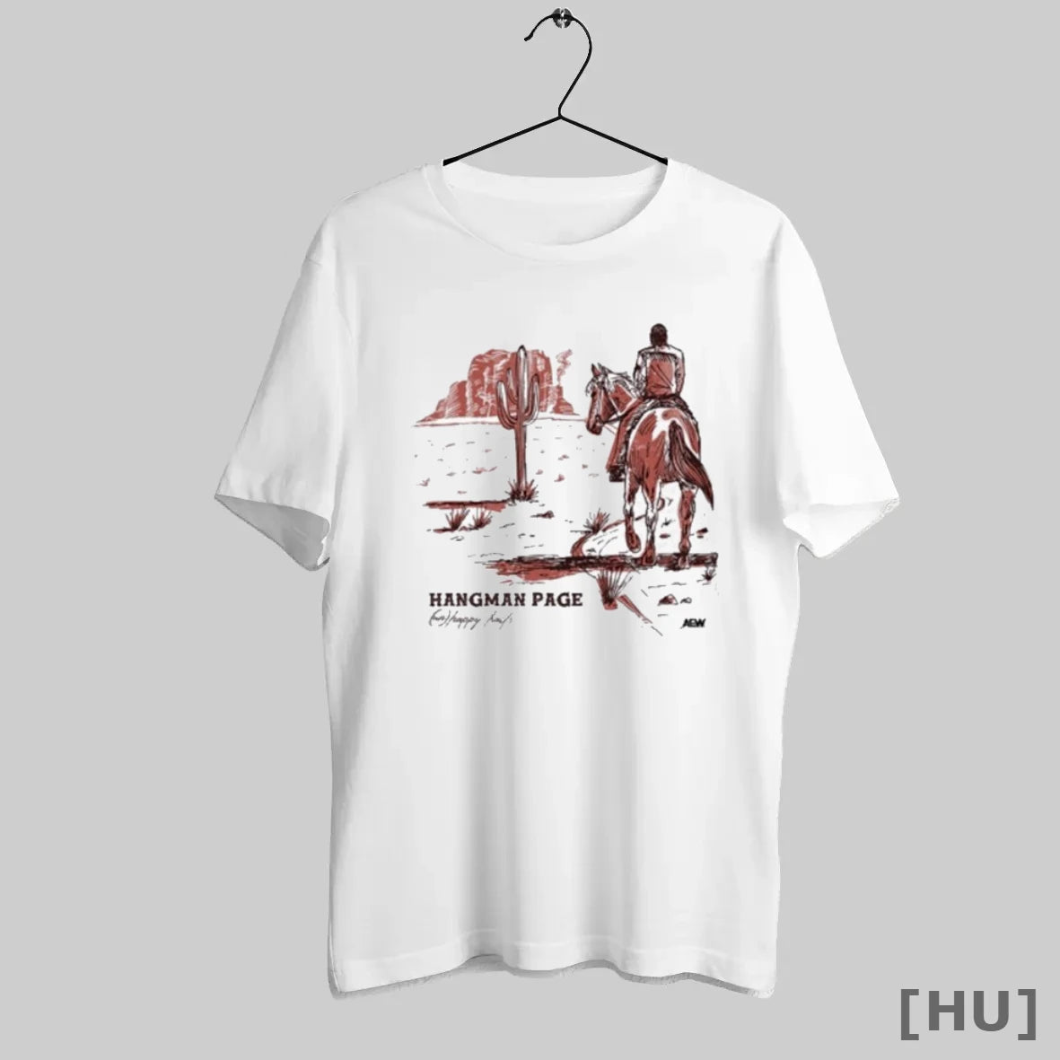 Officials Hangman Adam Page Unhappy Trails Desert T Shirt