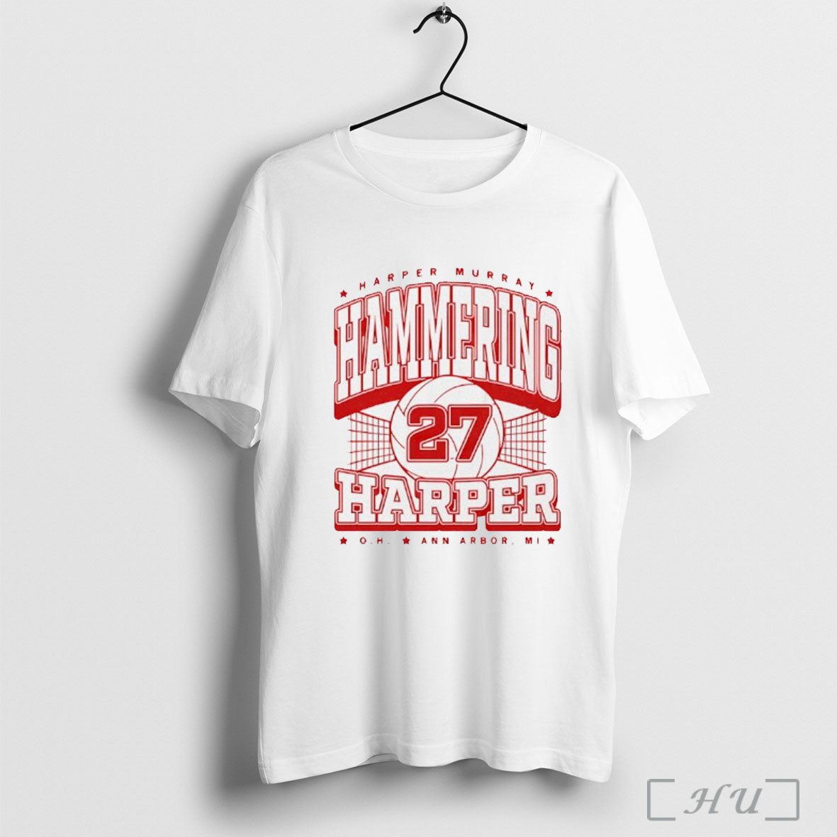 Officials Harper Murray Volleyball Number 27 T Shirt