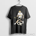 Officials Haynes King Superstar Pose Georgia Tech Football T Shirt