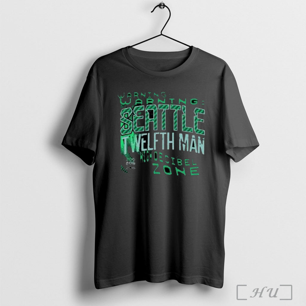 Officials High Decibel Zone Seattle Football Twelfth Man T Shirt
