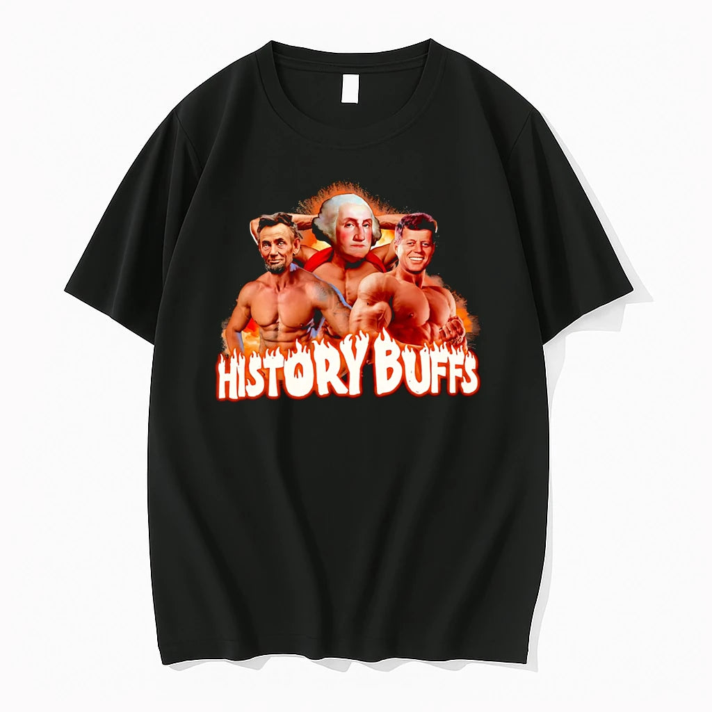 Officials History Buffs Abraham Lincoln George Washington John F Kennedy Premium T Shirt