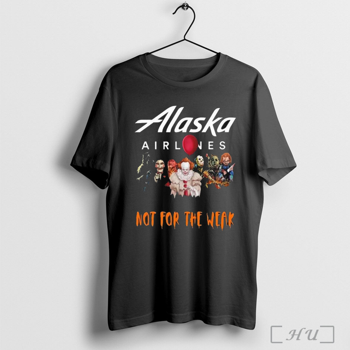 Officials Horror Characters X Alaska Airlines Not For The Weak Halloween 2025 T Shirt