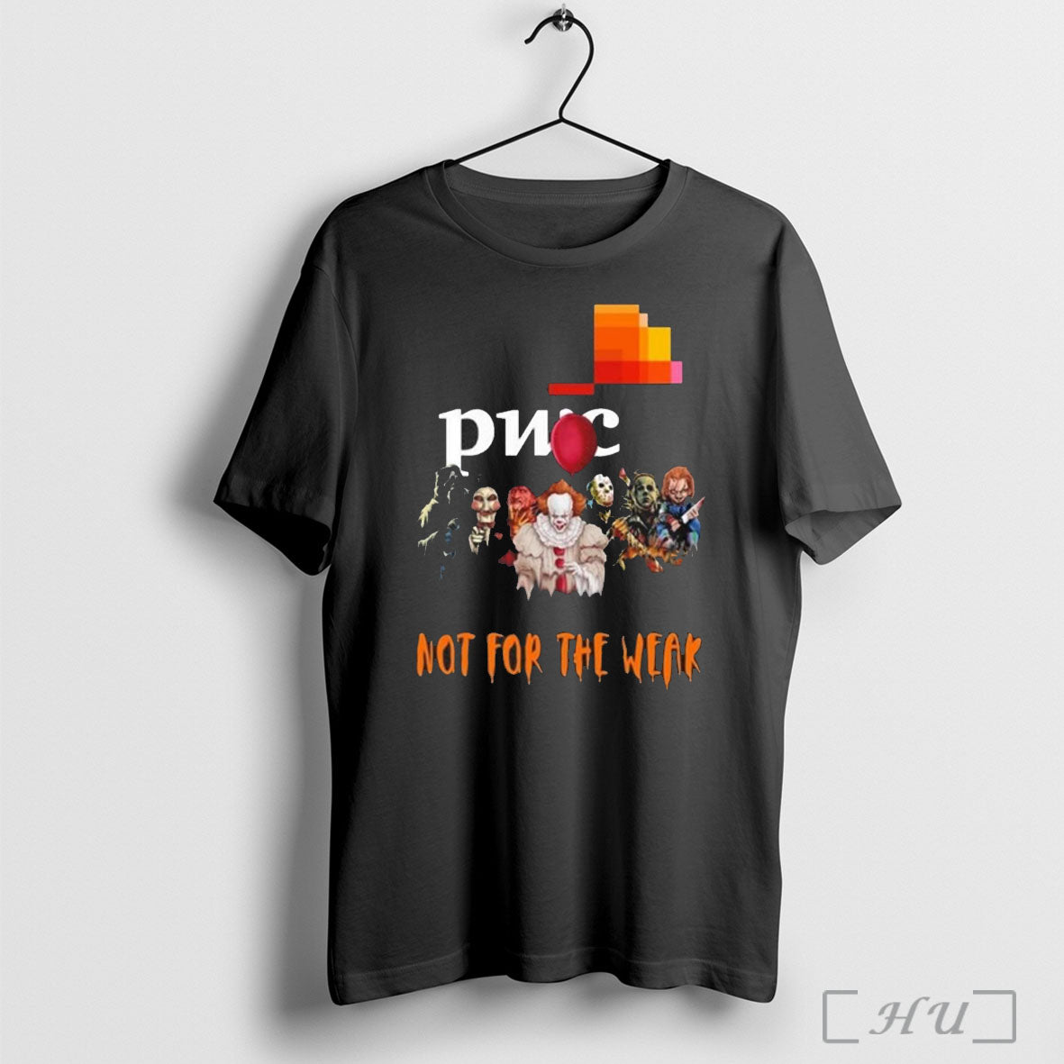 Officials Horror Characters X Pwc Not For The Weak Halloween 2025 T Shirt