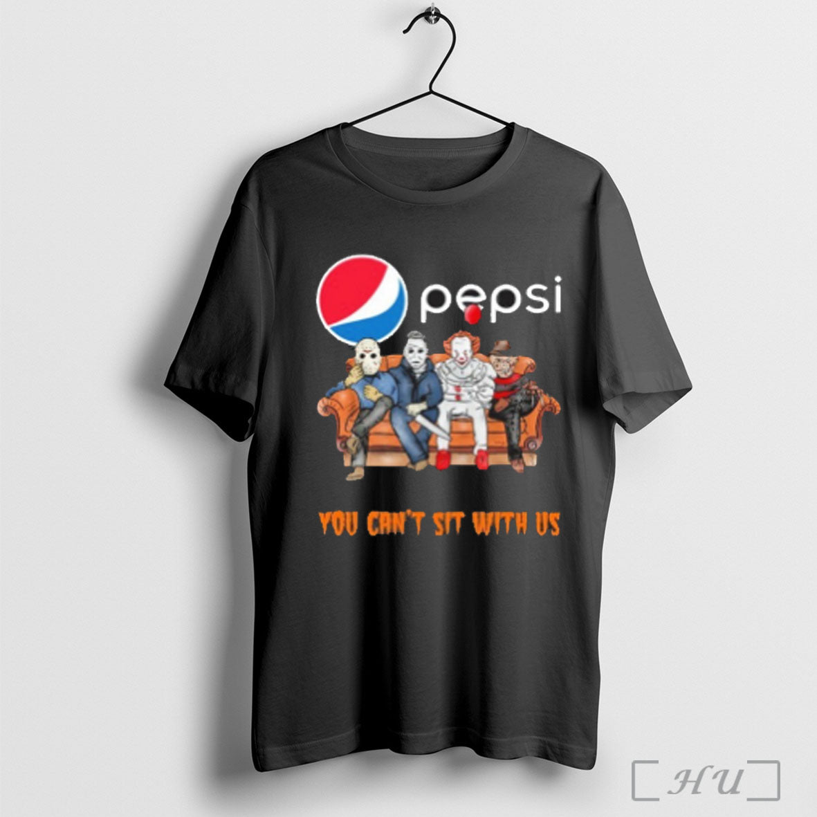 Officials Horror Film You Cant Sit With Us Pepsi Logo T Shirt Sweatshirt Png