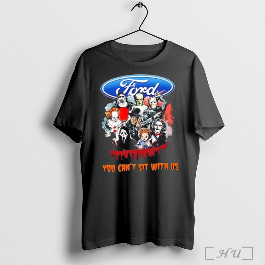 Officials Horror Movies Halloween X Ford Motor You Cant Sit With Us T Shirt