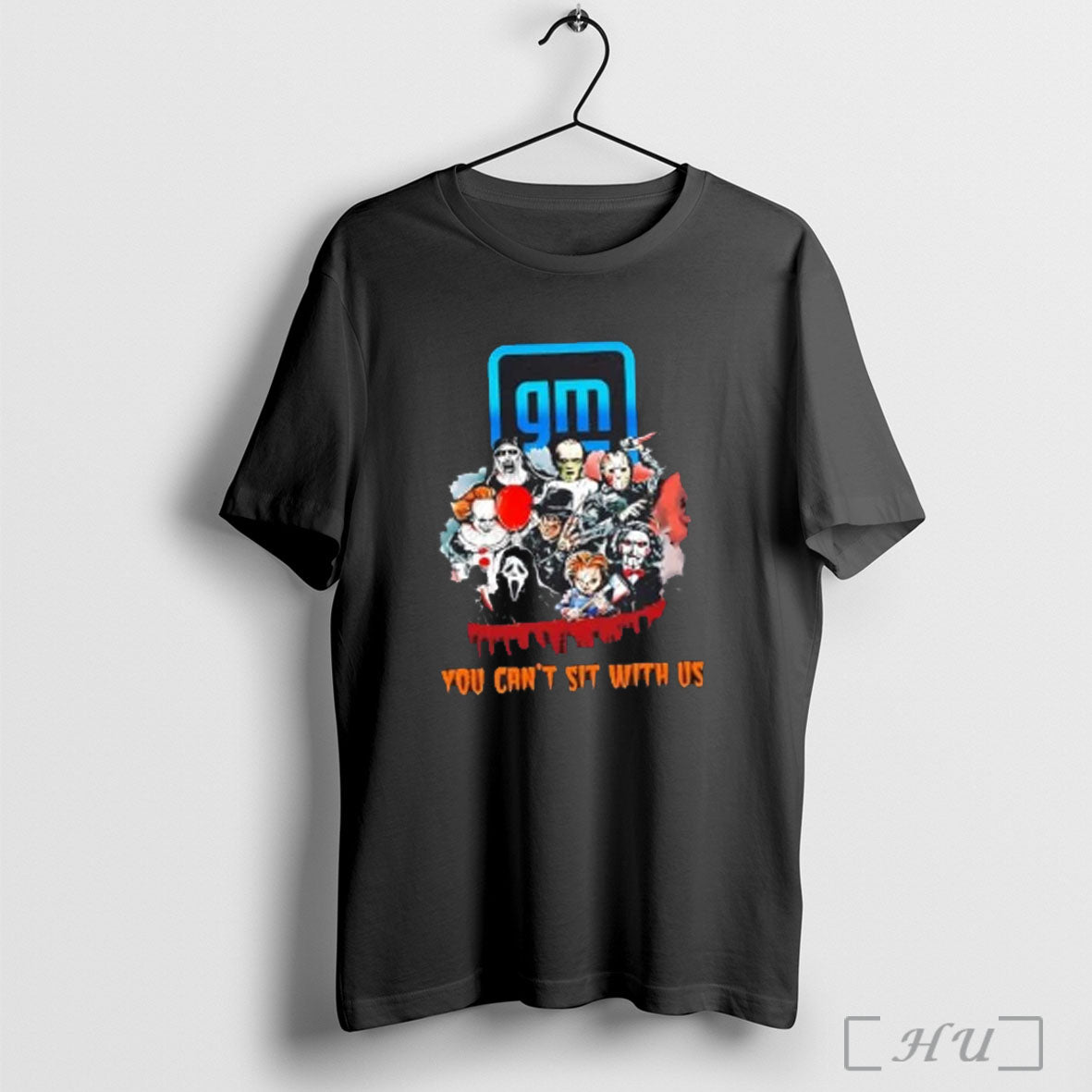 Officials Horror Movies Halloween X General Motors You Cant Sit With Us T Shirt