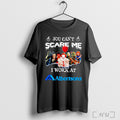 Officials Horror Characters You Cant Scare Me I Work At Albertsons T Shirt