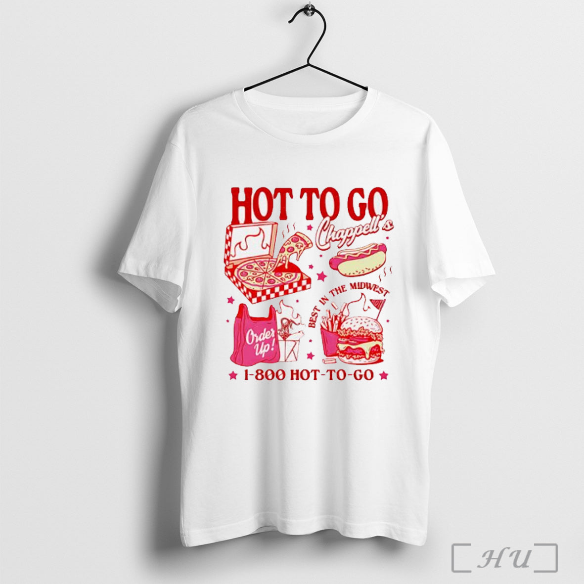 Officials Hot To Go Chappells Best In The Midwest Fastfood T Shirt