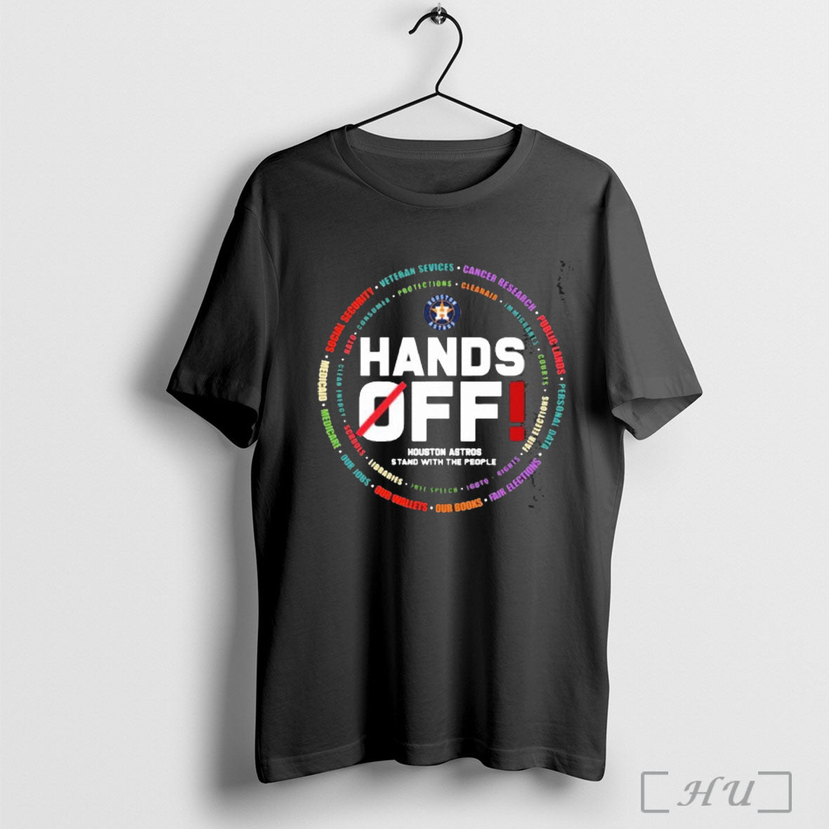 Officials Houston Astros Logo Hands Off Seattle Mariners Stand With The People T Shirt
