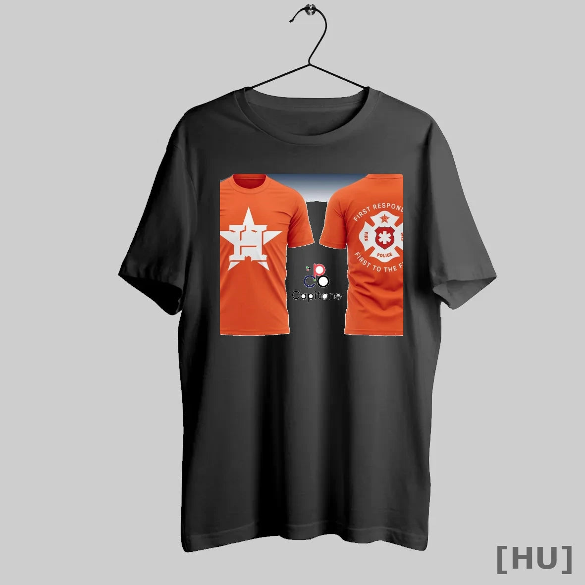 Officials Houston Astros First Responders Day 2 Sided T Shirt
