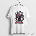 Officials Houston Texans Football Skeleton Horror T Shirt