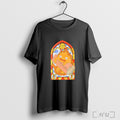 Officials Howls Moving Castle Calcifer Stained Glass T Shirt