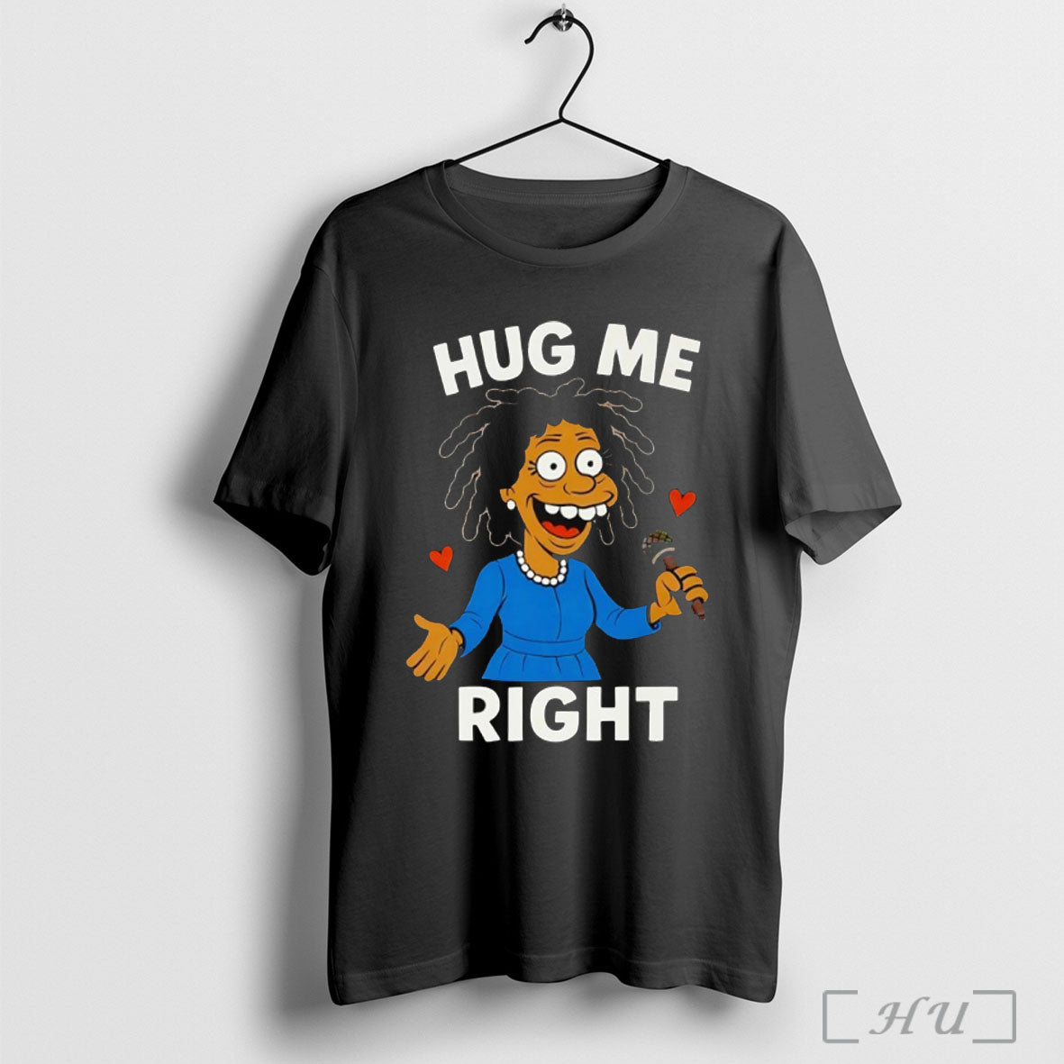 Officials Hug Me Right Cartoon T Shirt