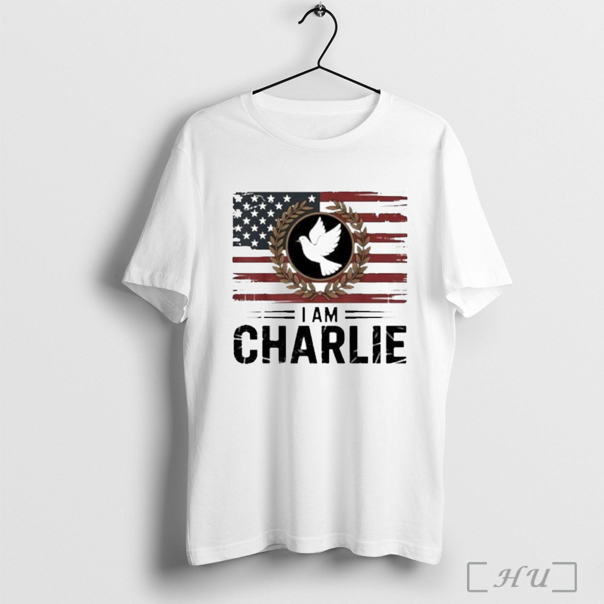 Officials I Am Charlie Kirk American Flag 2025 T Shirt