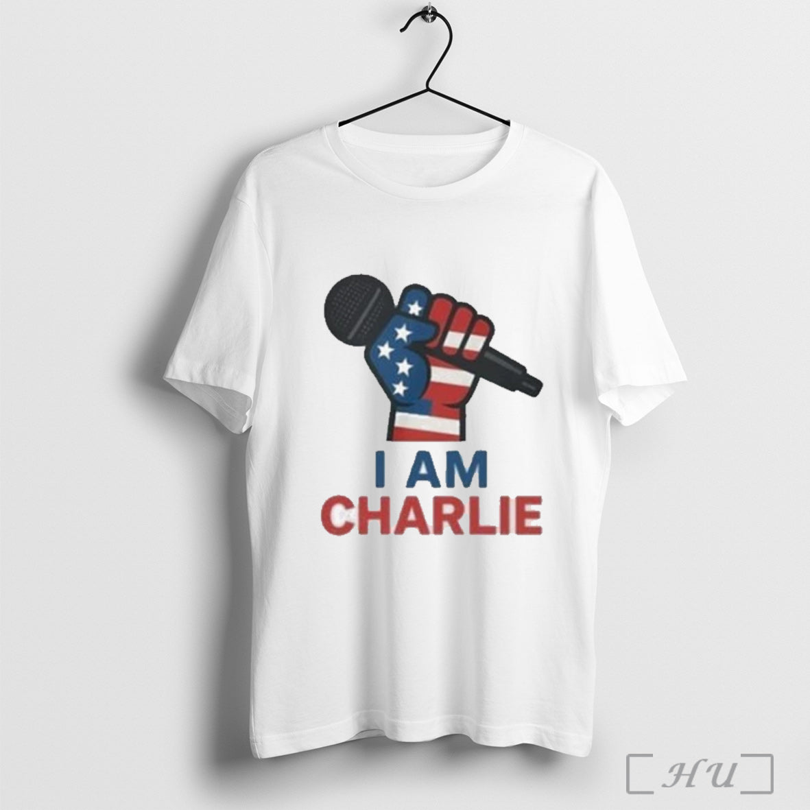 Officials I Am Charlie Kirk American Flag T Shirt