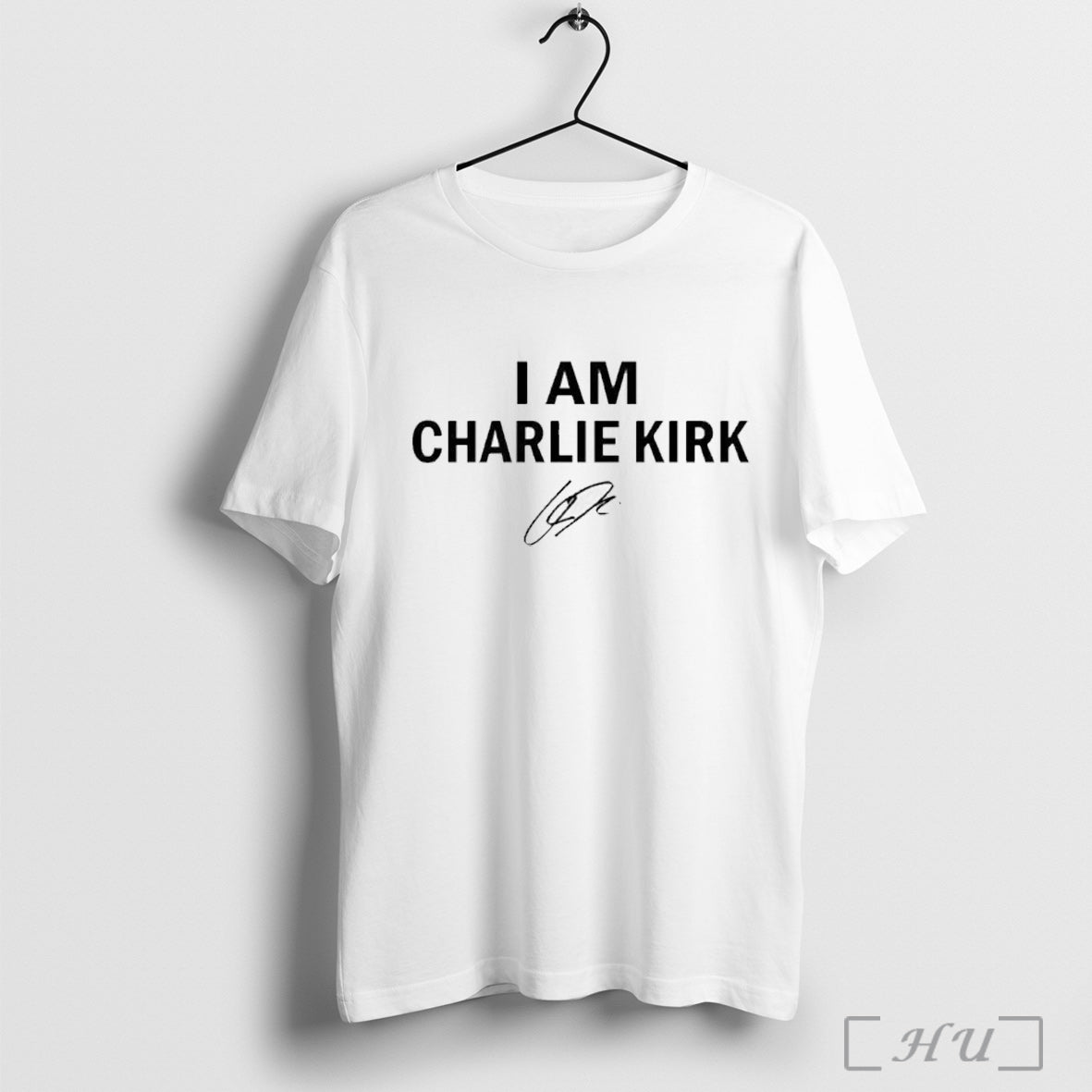 Officials I Am Charlie Kirk Signature T Shirt