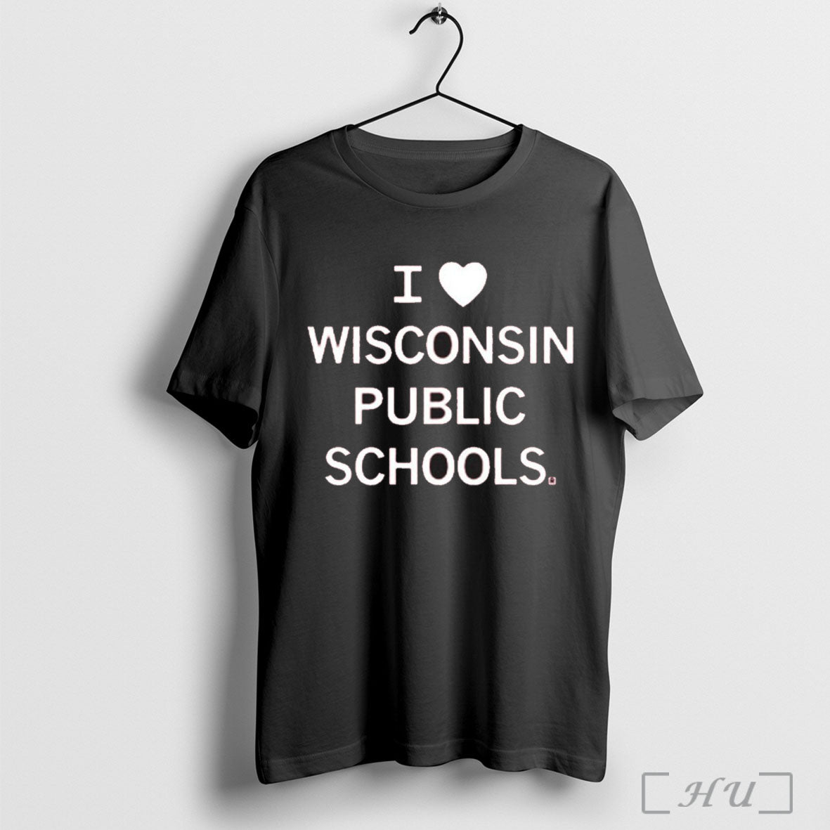 Officials I Heart Wisconsin Public Schools T Shirt
