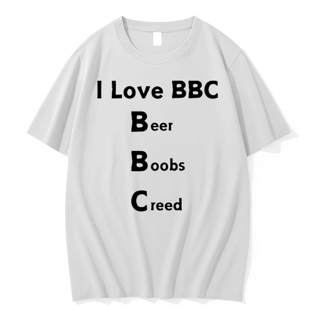 Officials I Love Bbc Beer Boobs Creed Funny Slogan Premium T Shirt