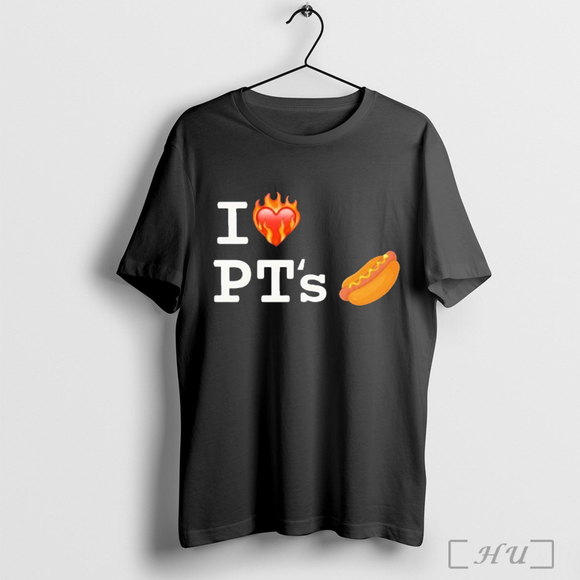 Officials I Love Pts Hot Dog Heart Fire T Shirt