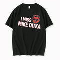 Officials I Miss Mike Ditka Distressed Font Caricature Face Aviator Sunglasses Mustache Mens