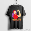 Officials I Teach Superheroes Strong Girl Red T Shirt