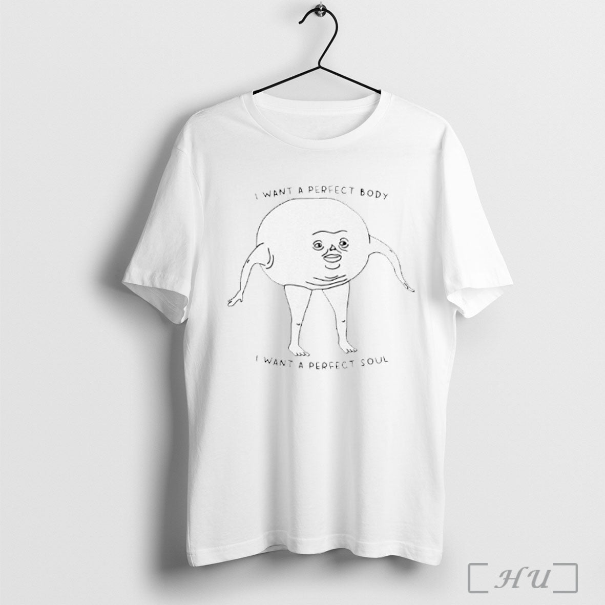 Officials I Want A Perfect Body Sarcastic Graphic T Shirt