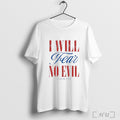 Officials I Will Fear No Evil Psalm 23 4 T Shirt