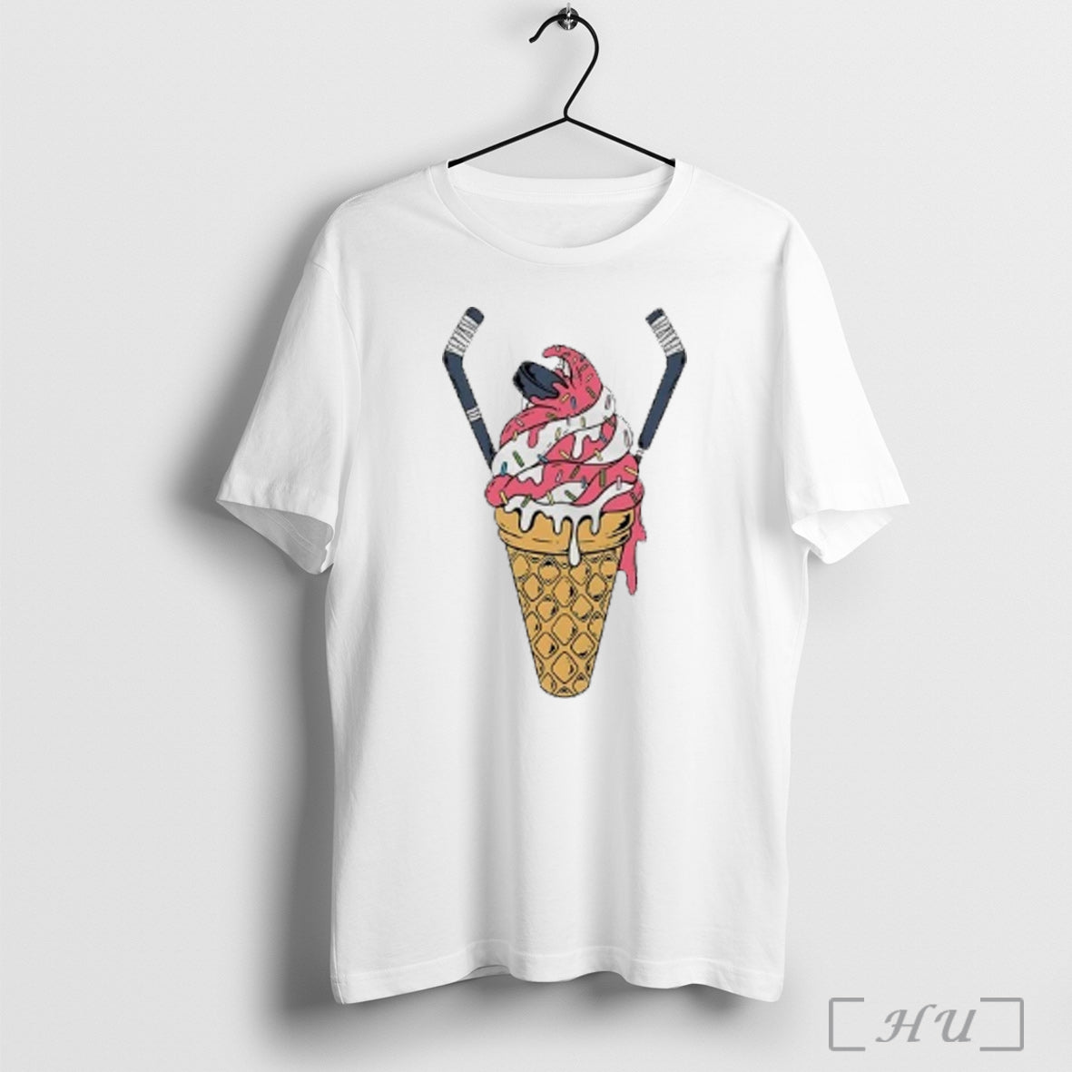 Officials Ice Cream Cone Hockey T Shirt