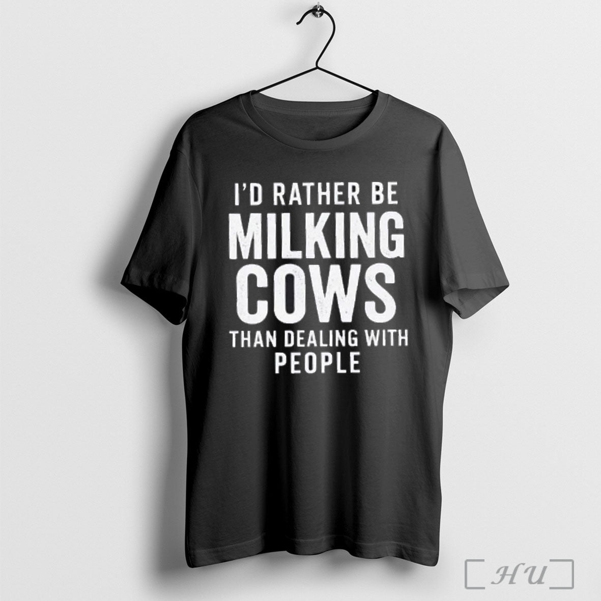 Officials Id Rather Be Milking Cows Than Dealing With People T Shirt