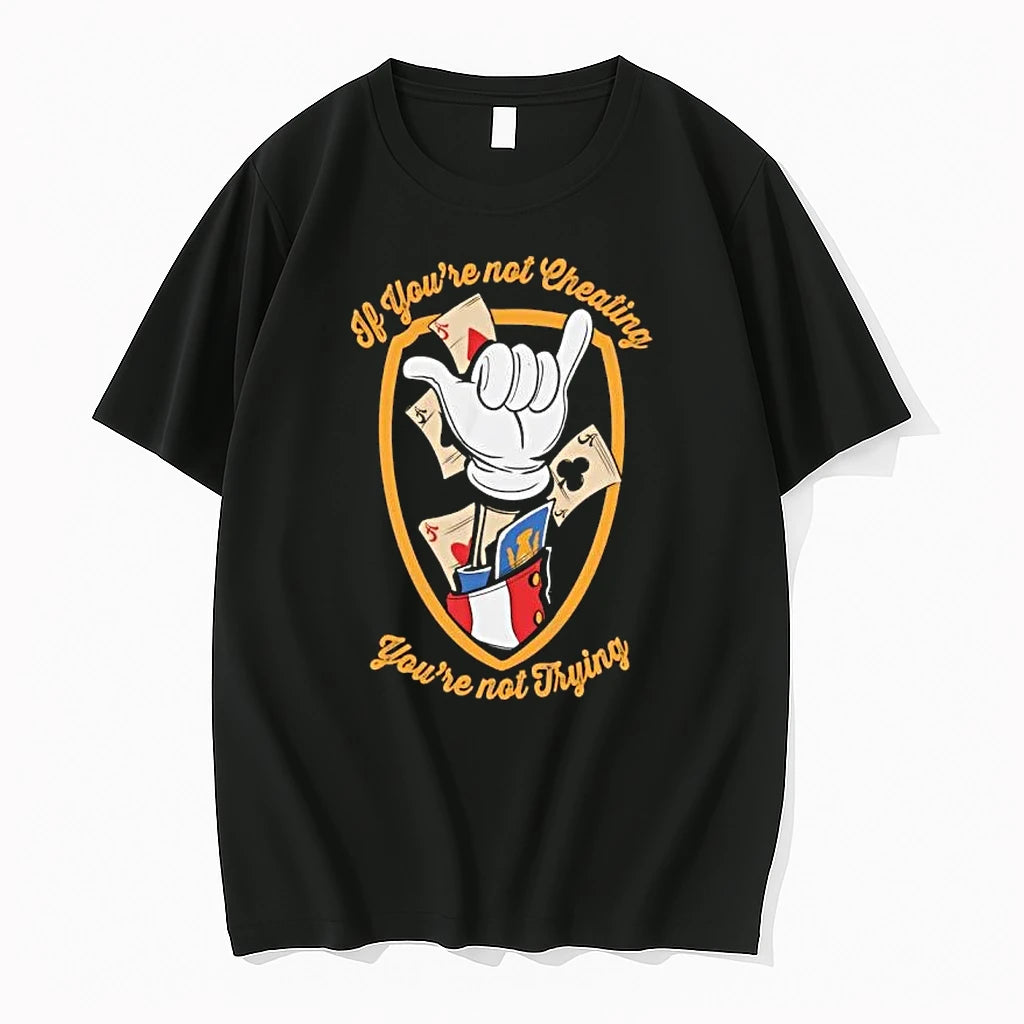 Officials If Youre Not Cheating Youre Not Trying Poker Hand Premium T Shirt