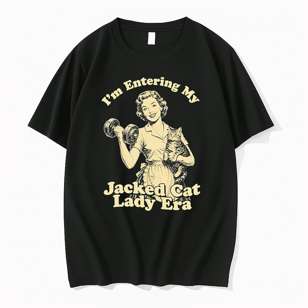 Officials Im Entering My Jacked Cat Lady Era T Shirt Sweater