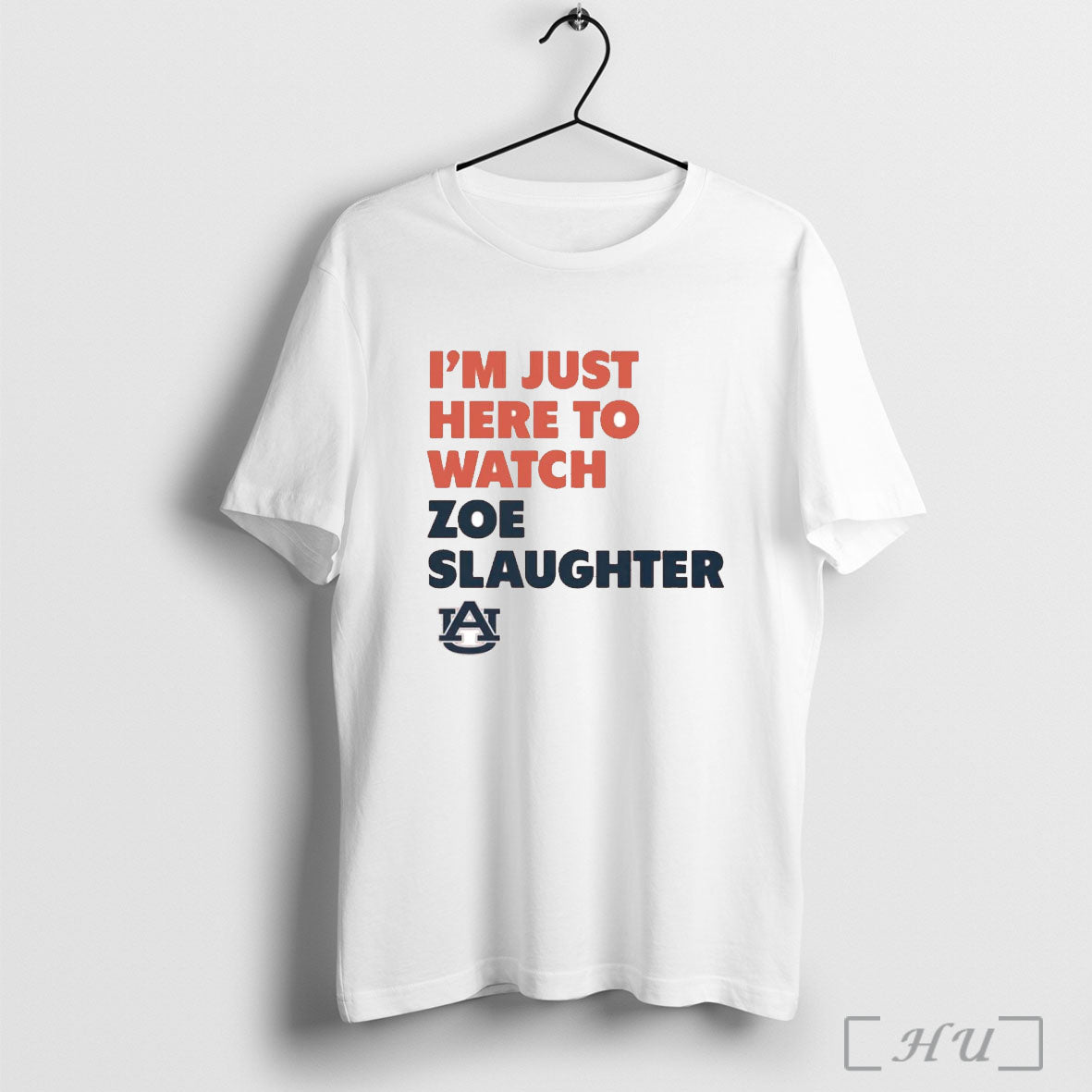 Officials Im Just Here To Watch Zoe Slaughter Auburn Tigers T Shirt