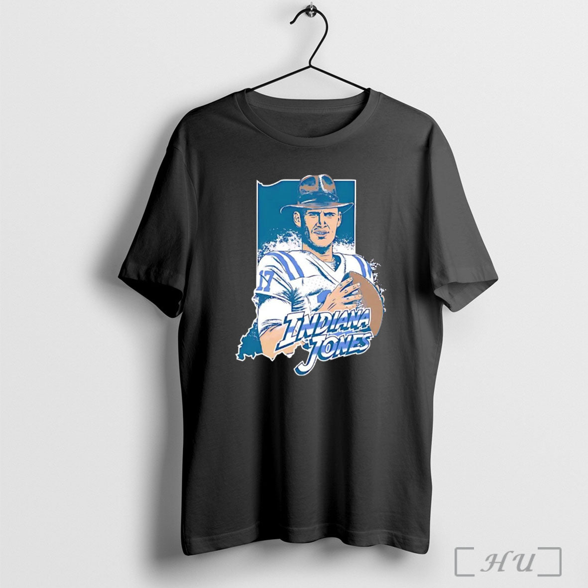 Officials Indiana Colts Daniel Jones Indiana Jones Cowboy T Shirt