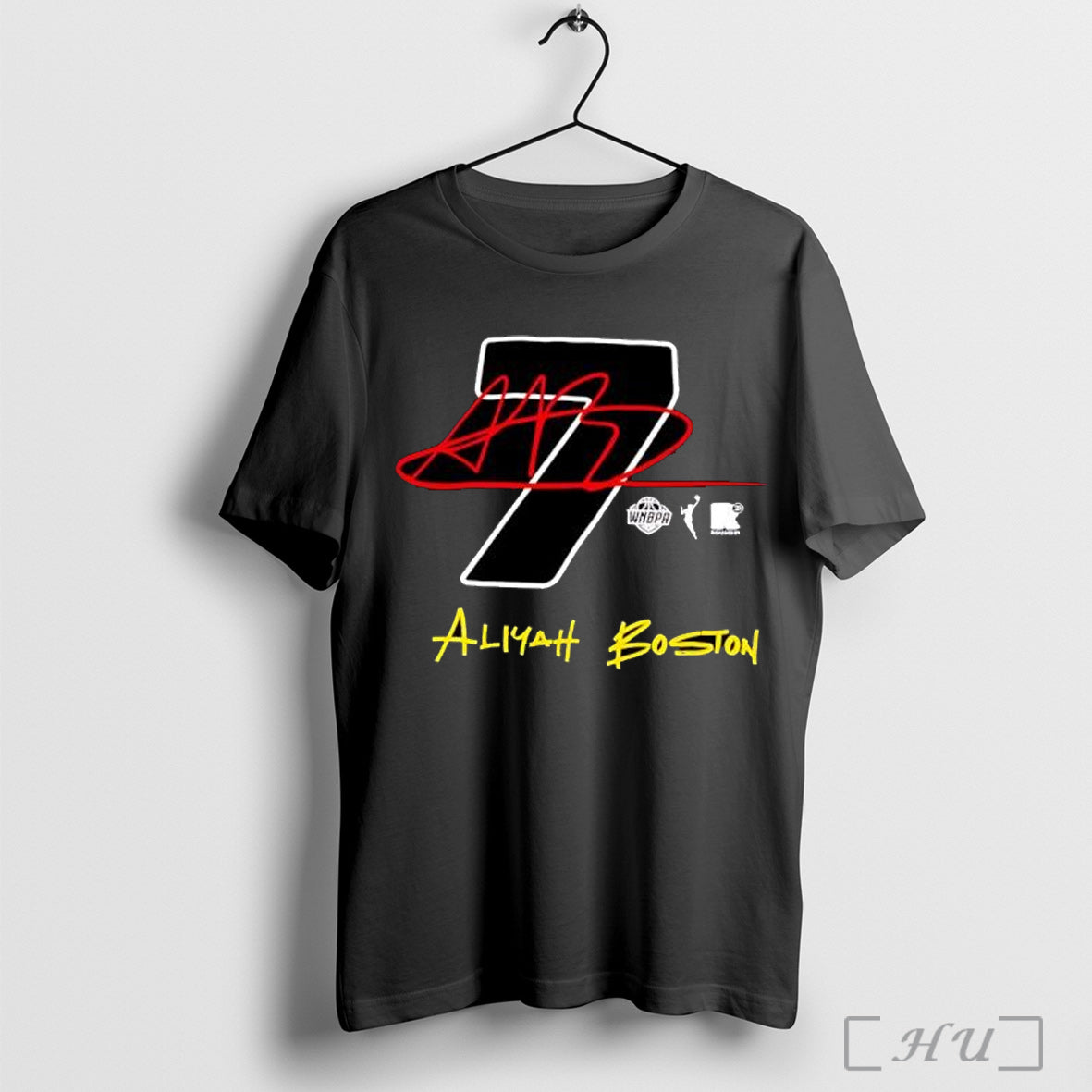 Officials Indiana Fever Aliyah Boston 7 Signature T Shirt