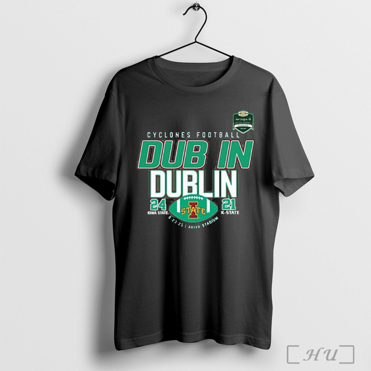 Officials Iowa State Cyclones Football Dub In Dublin Score 24 21 T Shirt