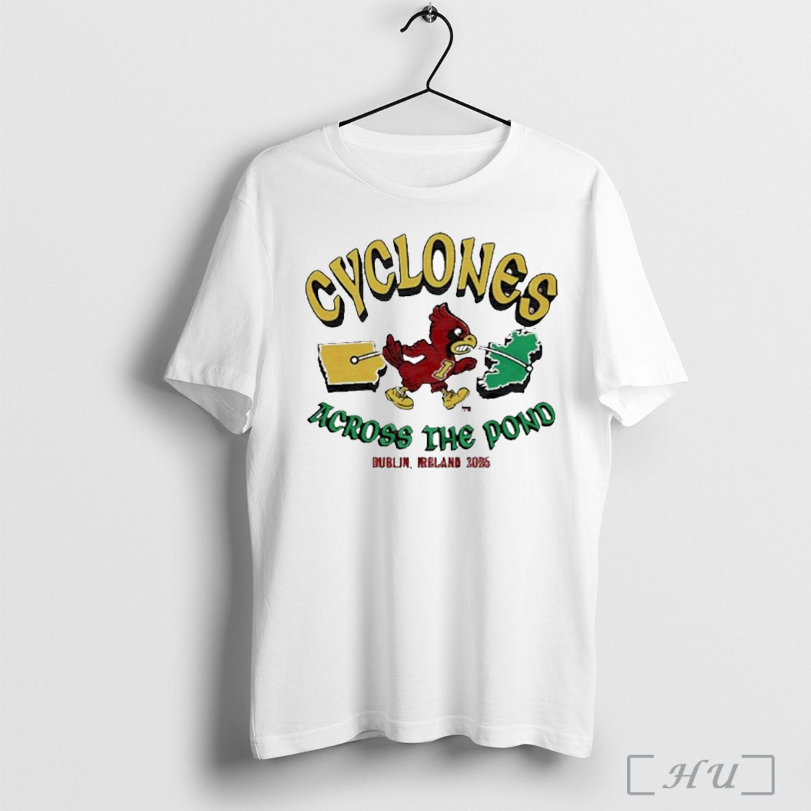 Officials Iowa State Football Ireland Across The Pond T Shirt