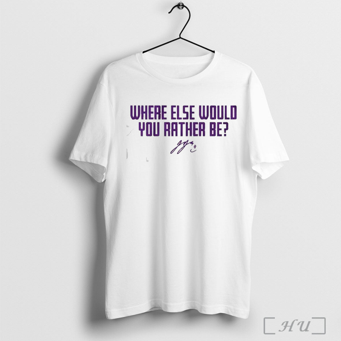 Officials J J Mccarthy Where Else Would You Rather Be T Shirt