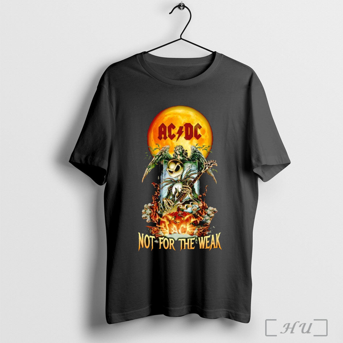 Officials Jack Skellington Acdc Not For The Weak T Shirt
