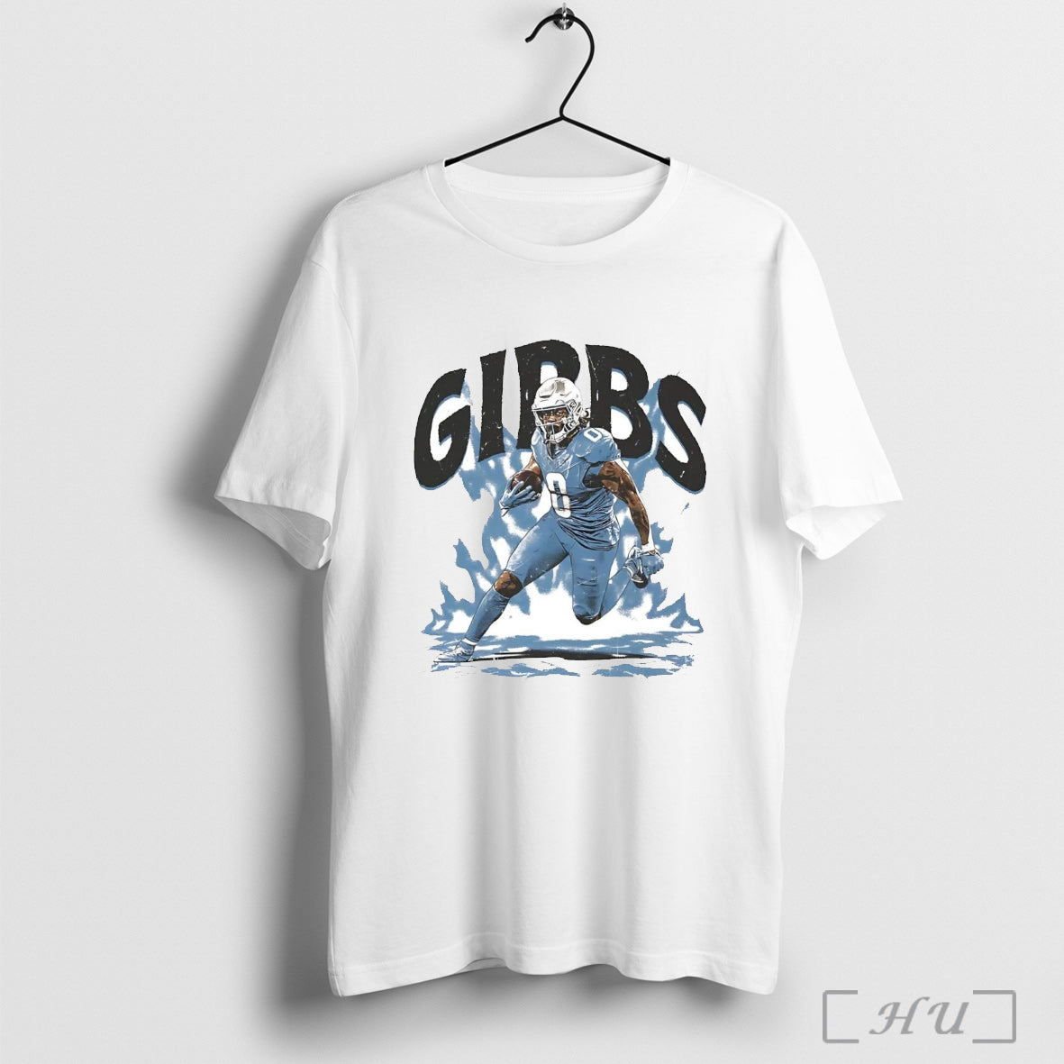 Officials Jahmyr Gibbs Aura Detroit Lions T Shirt