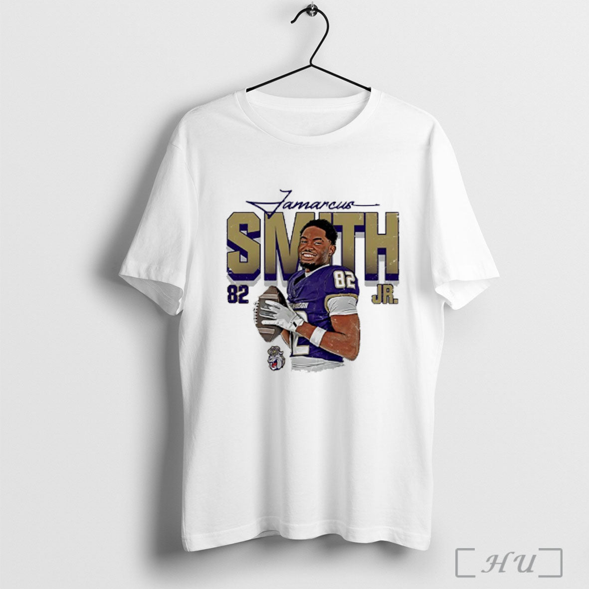 Officials Jamarcus Smith Jr 82 James Madison Dukes Football Player T Shirt