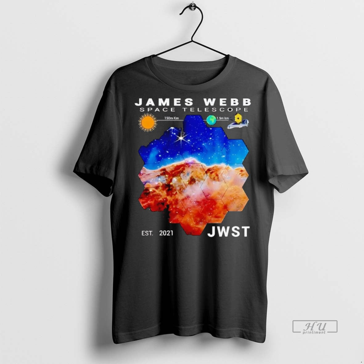 Officials James Webb Space Telescope Est 2021 Jwst Tee Shirt Sweater