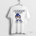 Officials Jaxson Dart New York Giants Quarterback Retro Baller Tee Shirt Sweater